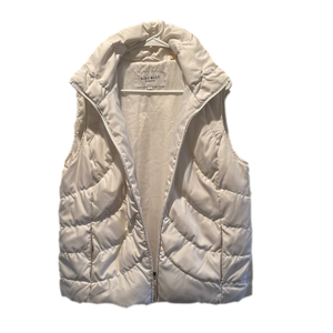 Nine West White Puffer Vest